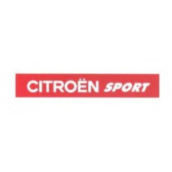 "Citroen Sport" bande pare...